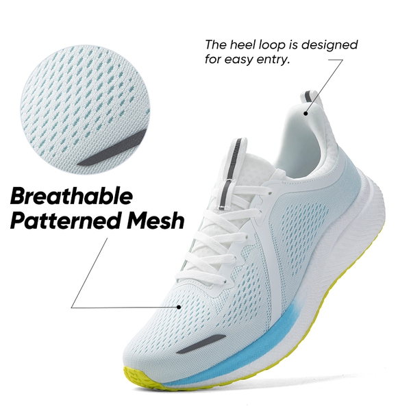[DreamLife] Women's Fashionable Lifestyle Shoes - WHITE - 5